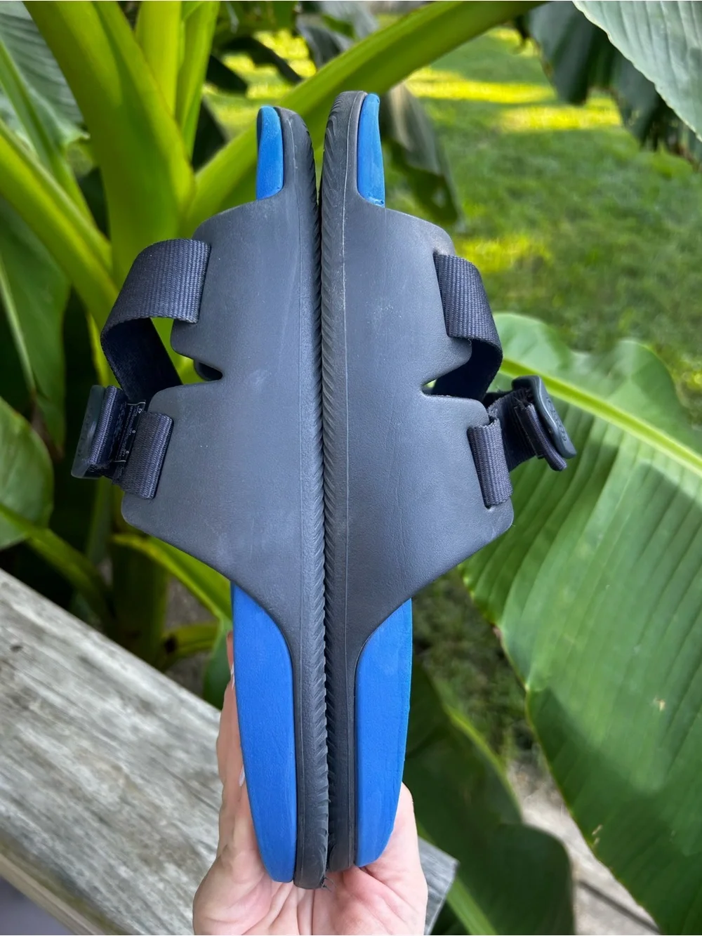 Chaco Chillos Slides Men’s Active Blue size 9 Black Blue